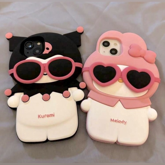 Sanrio’s Kuromi & Melody iPhone 13 Max Pro 3D Silicone Cases - Picture 2 of 7